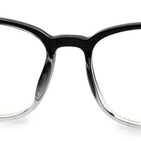 Vortara Gradient Black Medium Full Rim Wayfarer Computer Glasses for Men & Women — Hashtag Eyewears