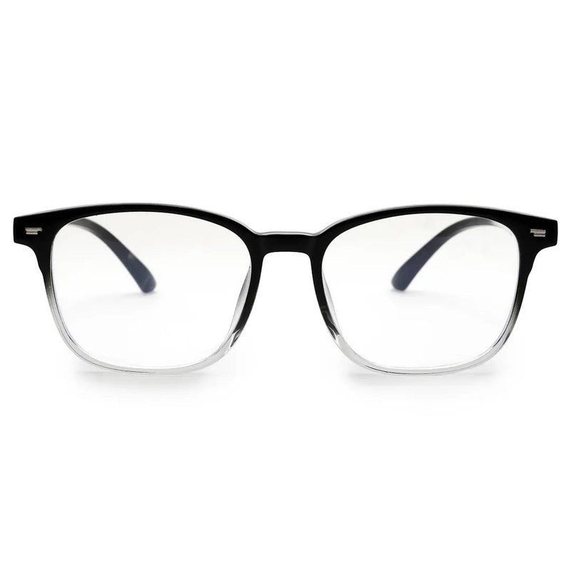 Vortara Gradient Black Medium Full Rim Wayfarer Computer Glasses for Men & Women — Hashtag Eyewears