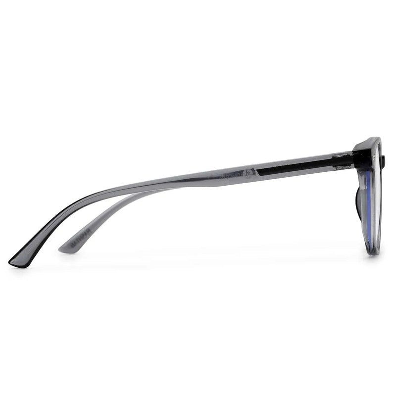 Vortara Grey Medium Full Rim Wayfarer Computer Glasses for Men & Women — Hashtag Eyewears