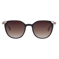 Vortex Brown Medium Full Rim Round Sunglasses for Women — Hashtag Eyewears