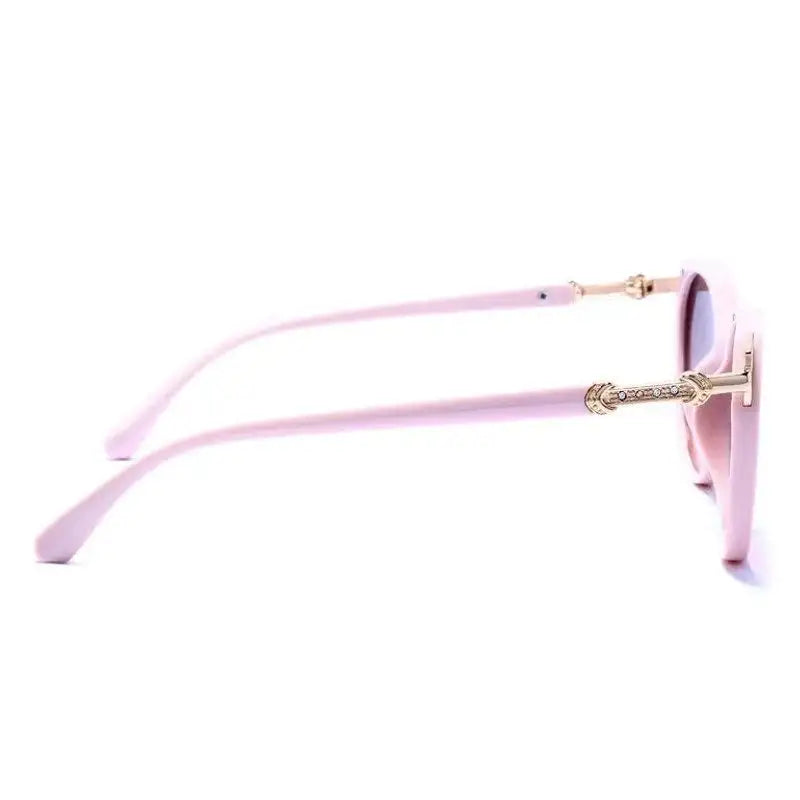 Vortex | Rosy Brown Medium Full Rim Round Sunglasses for Women [UV-protected]