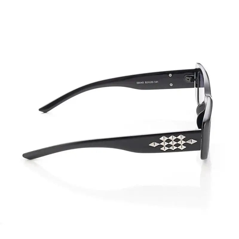 Vynor | Black Medium Full Rim Square Sunglasses for Men & Women [UV-protected] HASHTAG X WHITECHERRY
