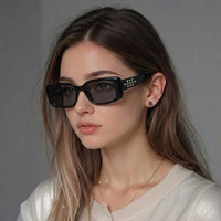 Vynor | Black Medium Full Rim Square Sunglasses for Men & Women [UV-protected] HASHTAG X WHITECHERRY
