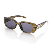 Vynor | Transparent-Green Medium Full Rim Square Sunglasses for Men & Women [UV-protected] HASHTAG X WHITECHERRY