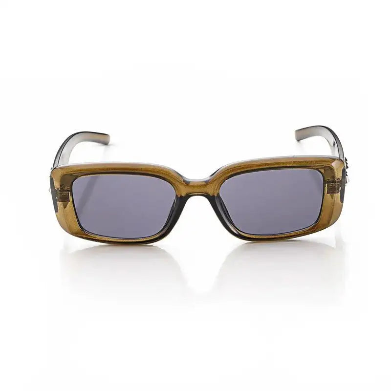 Vynor | Transparent-Green Medium Full Rim Square Sunglasses for Men & Women [UV-protected] HASHTAG X WHITECHERRY