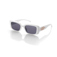 Vynor White Medium Full Rim Square Sunglasses for Men & Women HASHTAG X WHITECHERRY — Hashtag Eyewears