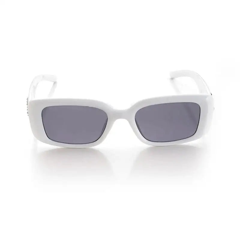 Vynor | White Medium Full Rim Square Sunglasses for Men & Women [UV-protected] HASHTAG X WHITECHERRY