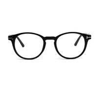 Xalora Black Small Full Rim Oval Clip-on for Men & Women — Hashtag Eyewears