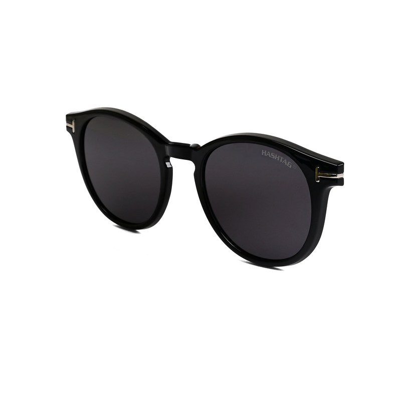 Xalora Black Small Full Rim Oval Clip-on for Men & Women — Hashtag Eyewears