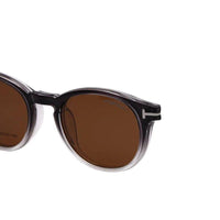 Xalora Gradient Black Small Full Rim Oval Clip-on for Men & Women — Hashtag Eyewears