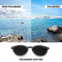 Xalora Gradient Black Small Full Rim Oval Clip-on for Men & Women — Hashtag Eyewears