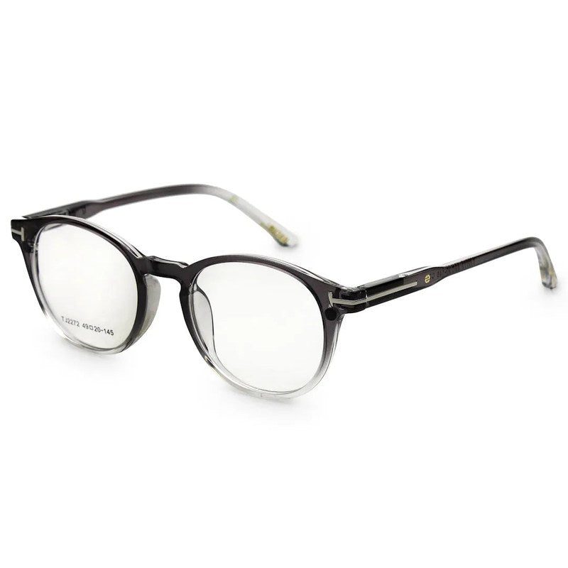 Xalora Gradient Black Small Full Rim Oval Clip-on for Men & Women — Hashtag Eyewears