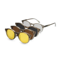 Xalora Gradient Brown Small Full Rim Oval Clip-on for Men & Women — Hashtag Eyewears