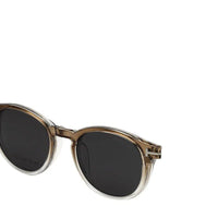 Xalora Gradient Brown Small Full Rim Oval Clip-on for Men & Women — Hashtag Eyewears