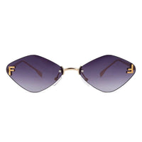 Xelora Grey Small Rim Less Diamond Sunglasses for Women — Hashtag Eyewears