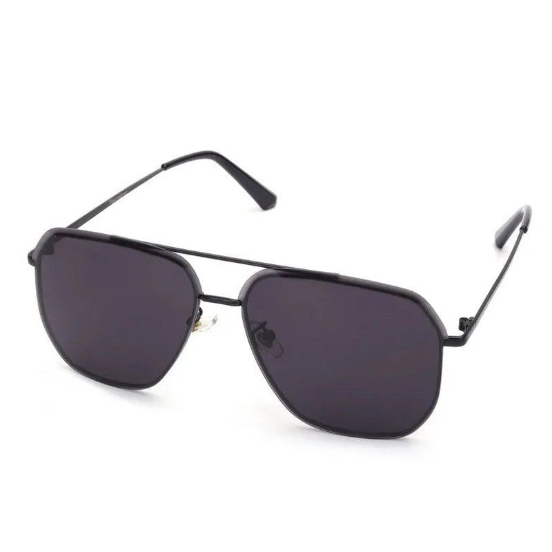 Xylar Black Medium Full Rim Square Sunglasses for Men & Women — Hashtag Eyewears
