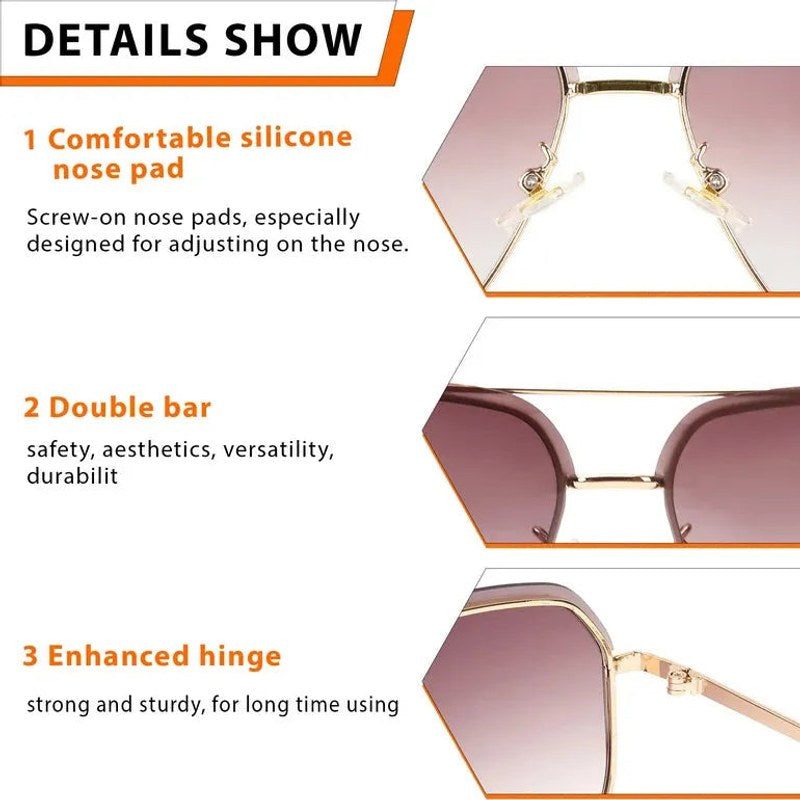 Xylar Gradient Brown Medium Full Rim Square Sunglasses for Men & Women — Hashtag Eyewears