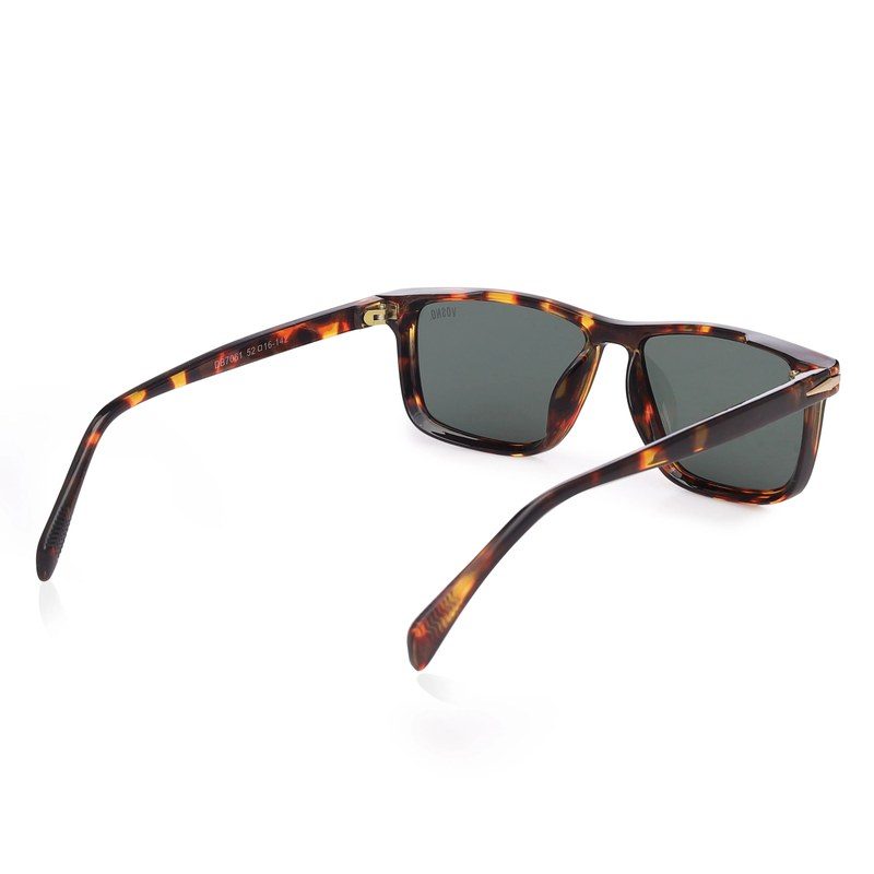 Xylen Tiger Texture Extra-Large Full Rim Wayfarer Sunglasses for Men & Women HASHTAG X VOSNO — Hashtag Eyewears