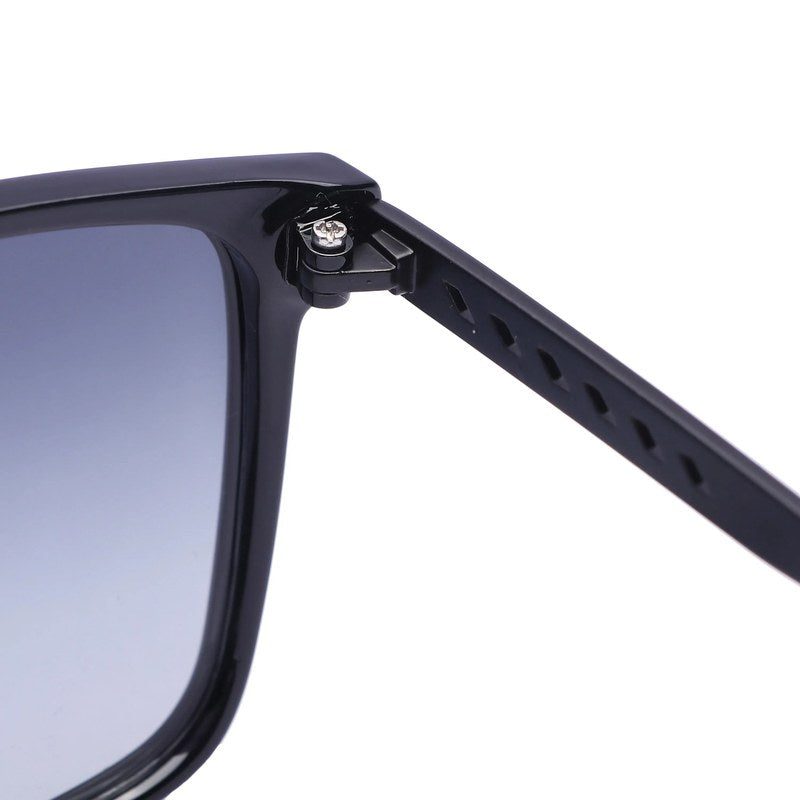Xylon Black Large Full Rim Square Sunglasses for Men & Women — Hashtag Eyewears