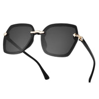 Xyrion Black Large Full Rim Butterfly Sunglasses for Men & Women — Hashtag Eyewears