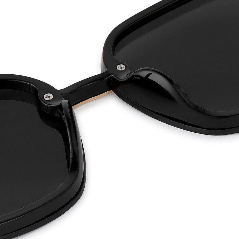 Xyrion | Black Large Full Rim Butterfly Sunglasses for Women [UV-protected]