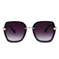 Xyrion Gradient Black Large Full Rim Butterfly Sunglasses for Men & Women — Hashtag Eyewears