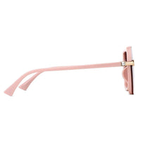 Xyrion Gradient Brown & Pink Large Full Rim Butterfly Sunglasses for Men & Women — Hashtag Eyewears