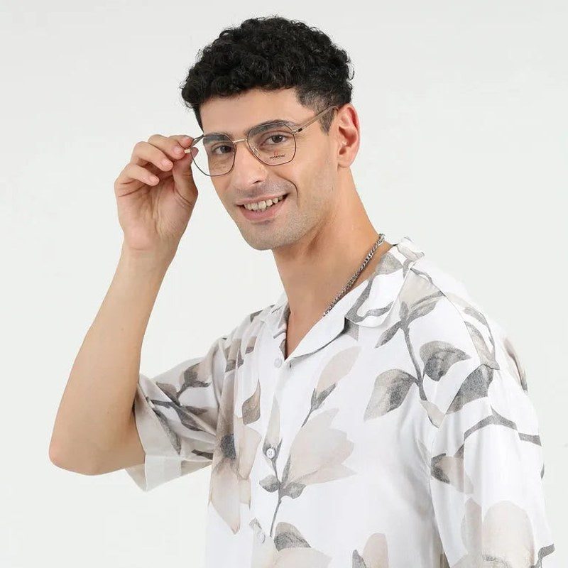 Zenith | Gold and Black Medium Full Rim Hexagonal Clip-on for Men & Women [Clip-on]