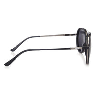 Zorin Mate Black & Silver Large Full Rim Aviator Sunglasses for Men & Women HASHTAG X VOSNO — Hashtag Eyewears